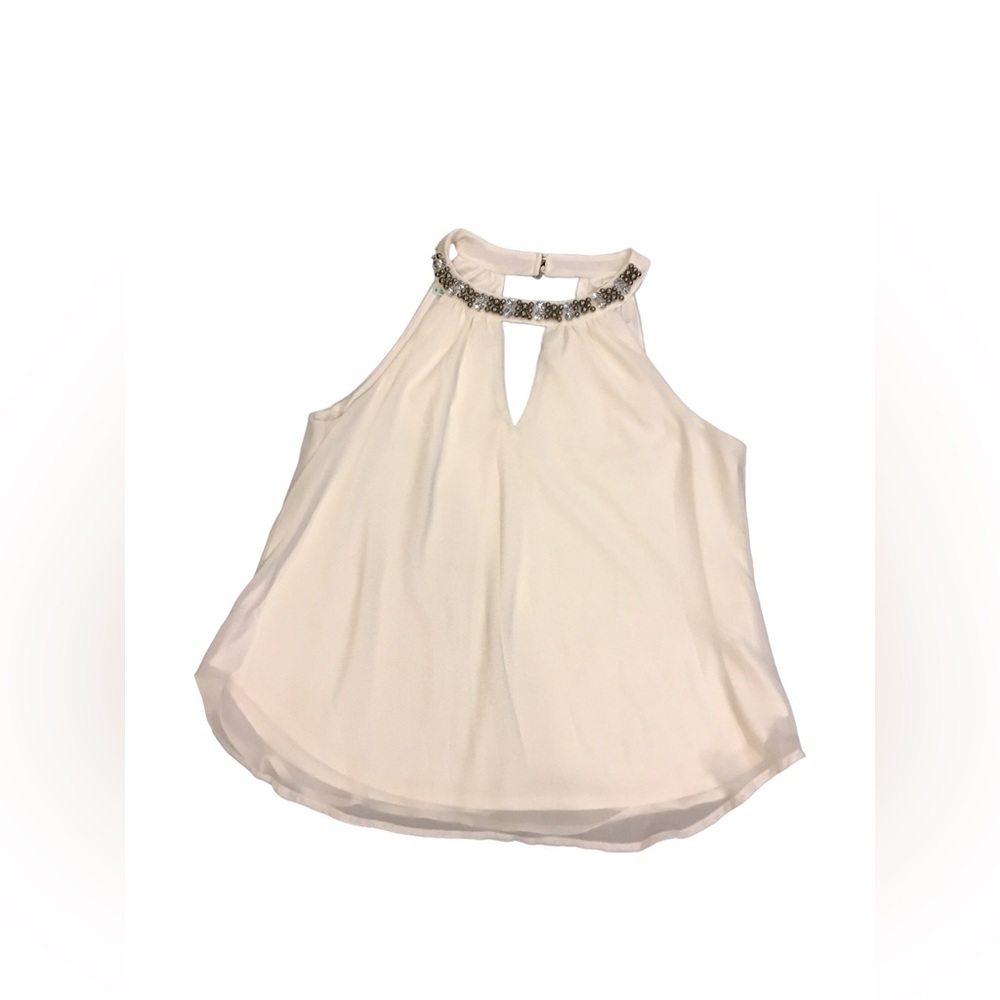Maurices Small White Halter Top